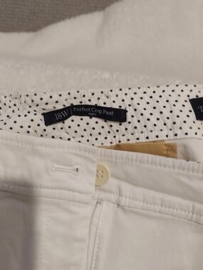 Talbots White Curvy Perfect Crop Pant - 18W